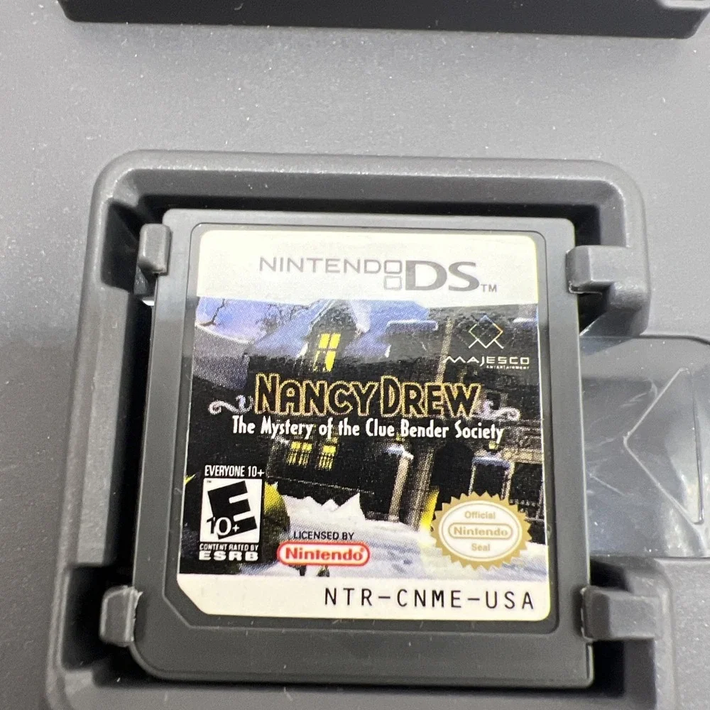 Nancy Drew: The Mystery Of The Clue Bender Society Nintendo DS Complete Tested